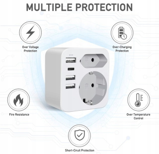 Adapter przejsciówka 4USB