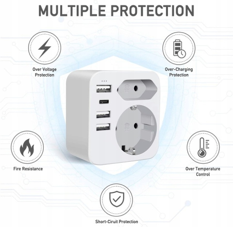 Adapter przejsciówka 4USB