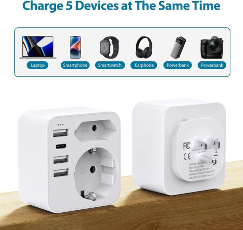 Adapter przejsciówka 4USB