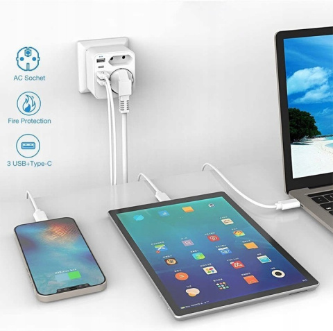 Adapter przejsciówka 4USB