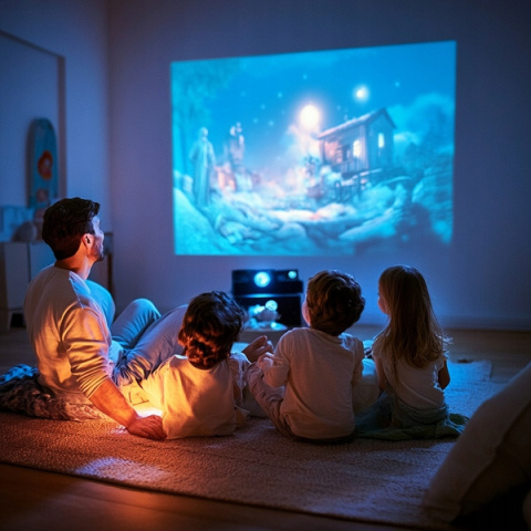 PROJEKTOR RZUTNIK MAGCUBIC HY300 PRO ANDROID TV HD WIFI