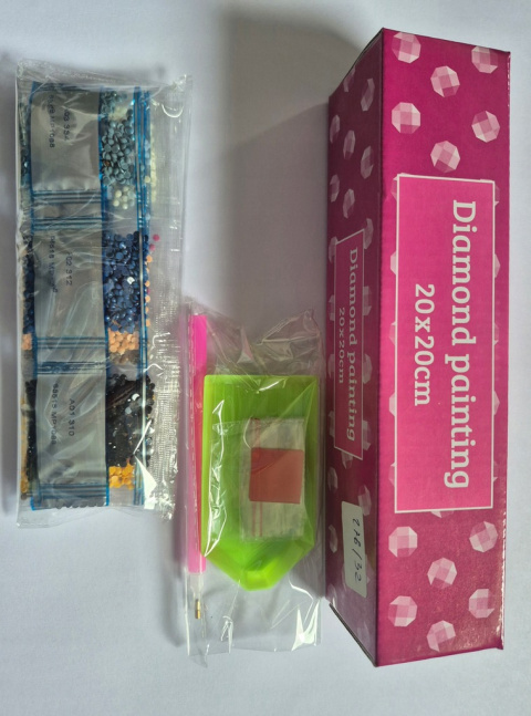 HAFT DIAMENTOWY ZESTAW DIAMOND PAINTING 5D SOWY 20x20