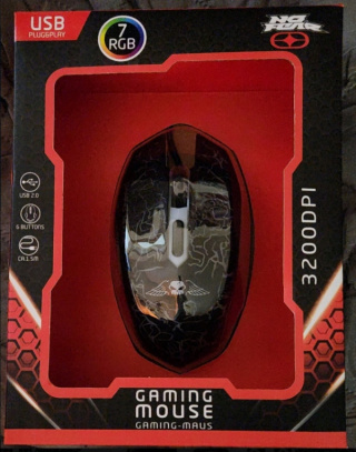 Mysz gamingowa RGB podświetlenie LED 3200 DPI