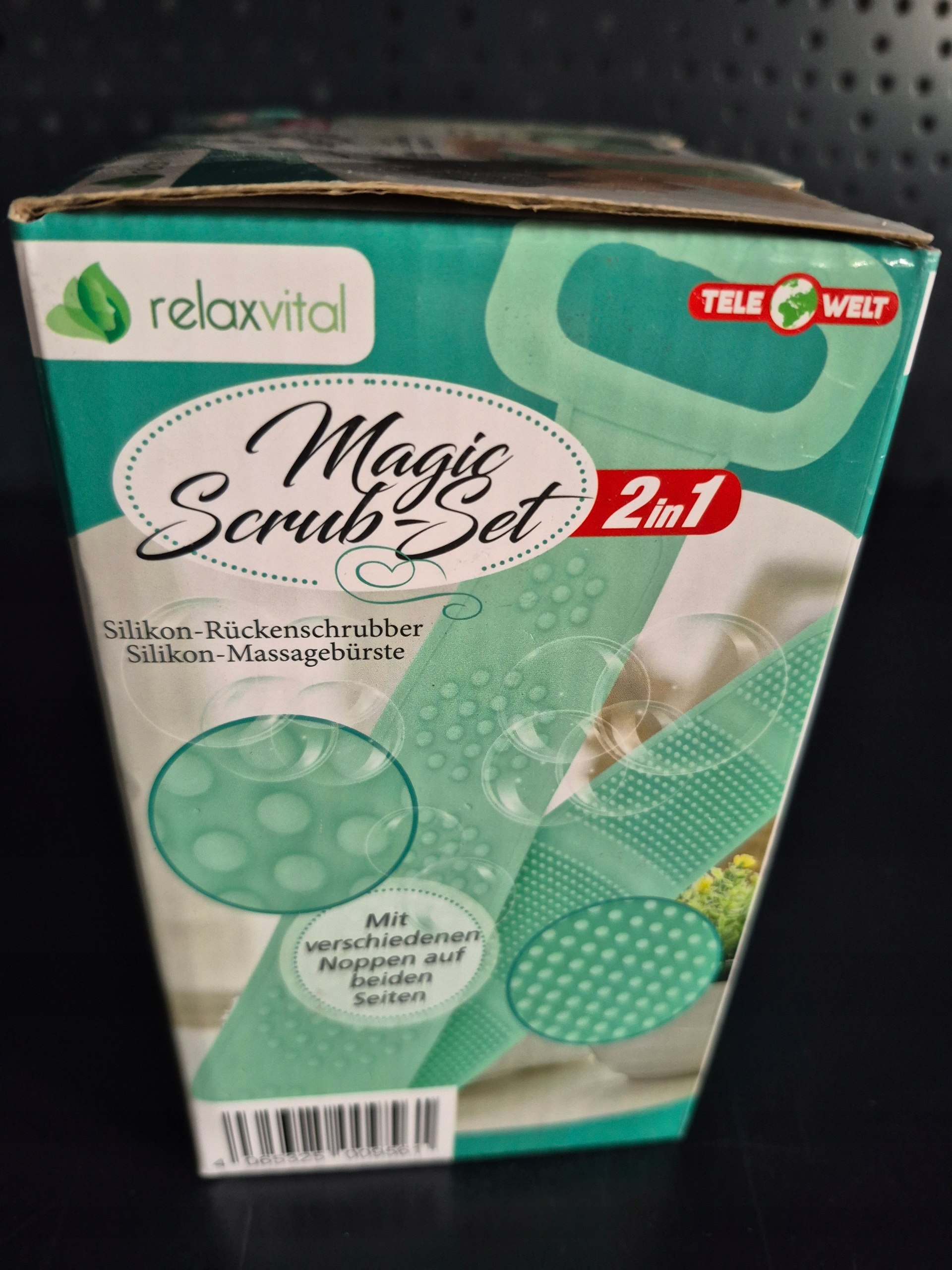 ZESTAW DO MASAŻU GŁOWY I PLECÓW RELAX VITAL Magic Scrub Rodzaj pas
